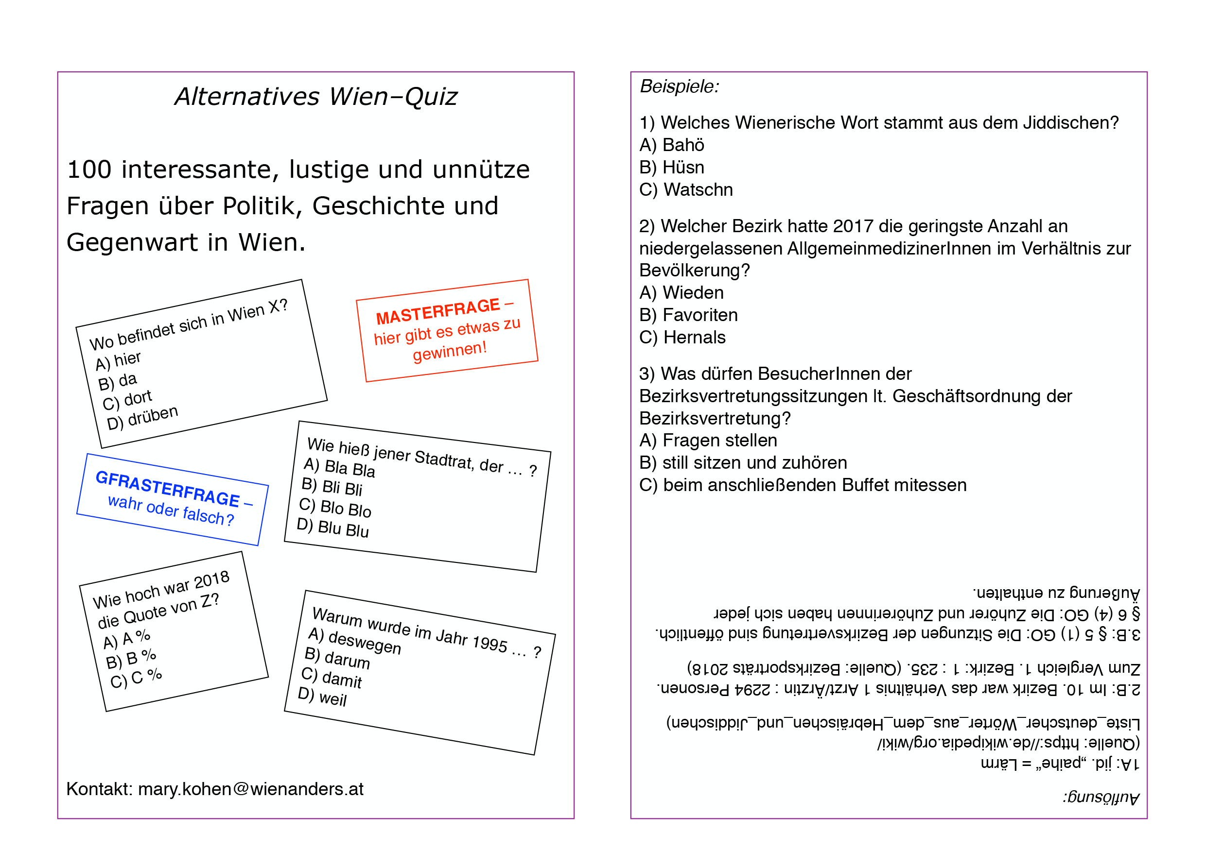 Wien Quiz